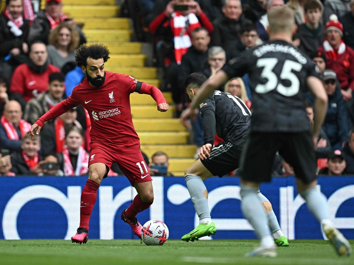 Salah hizo un gol y también erró un penal.