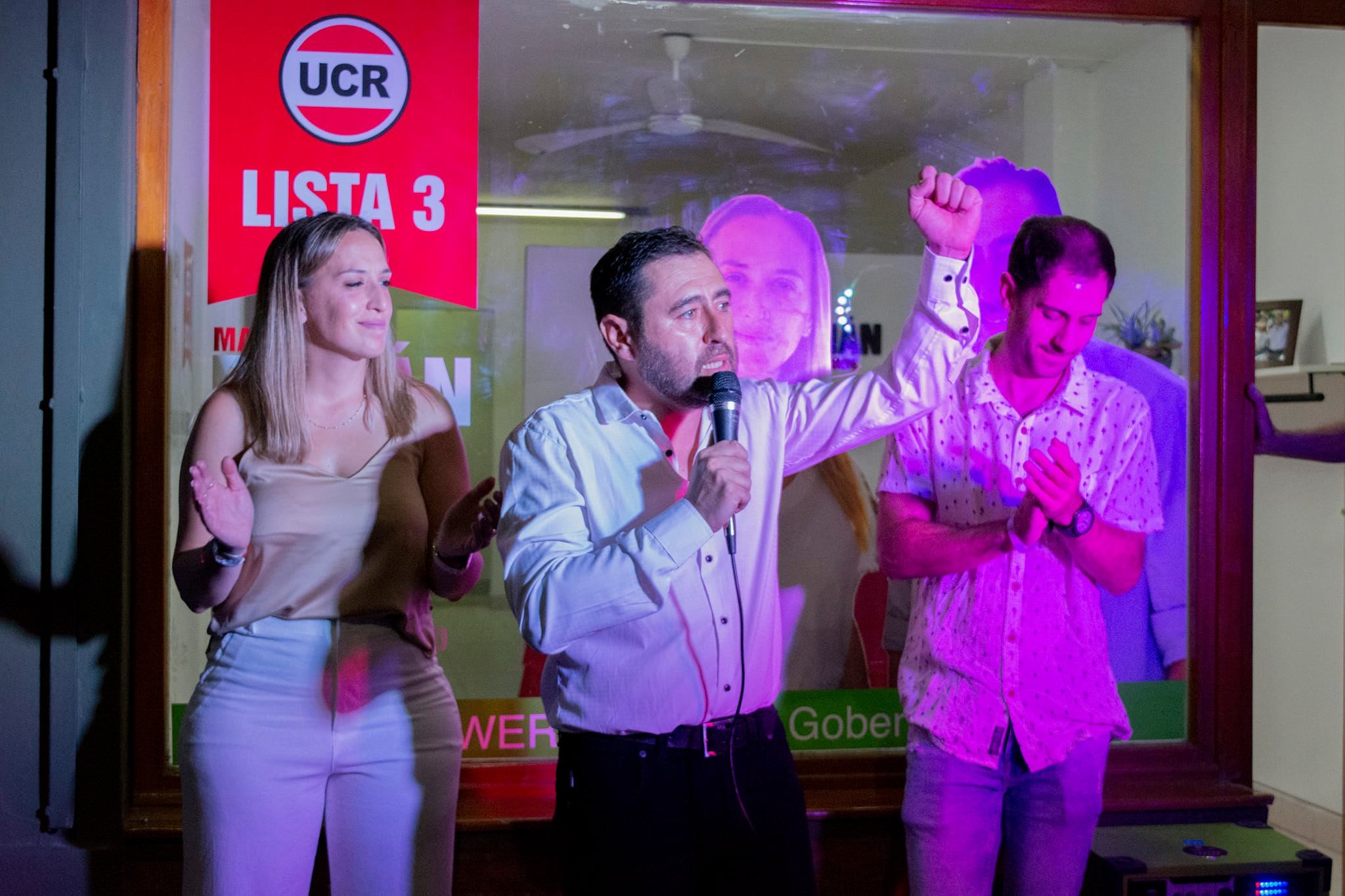 Román logró un 35% de los votos en Allen durante las elecciones de Abril. Foto gentileza