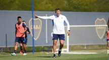 Imagen de Línea de 5: la formación que probó Almirón para la visita de Boca a San Lorenzo