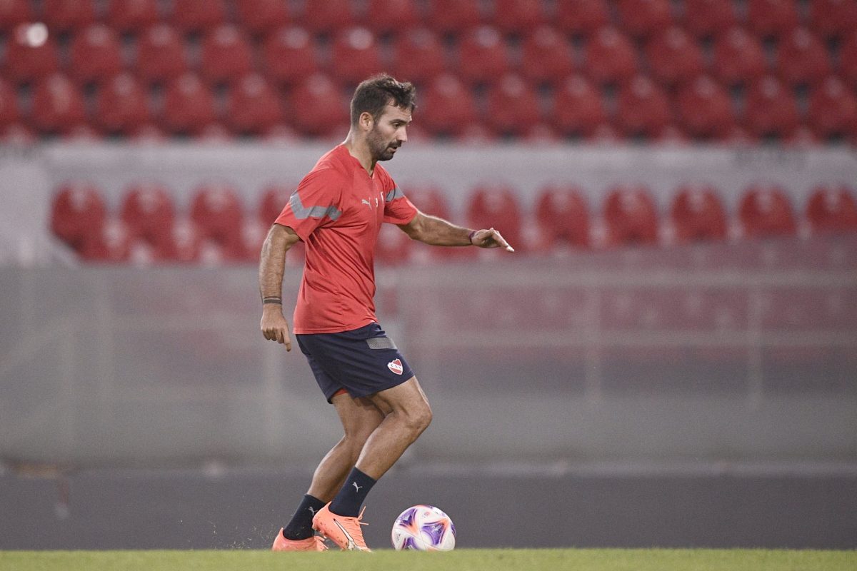 Martín Cauteruccio, el goleador de Independiente, será titular ante Belgrano.