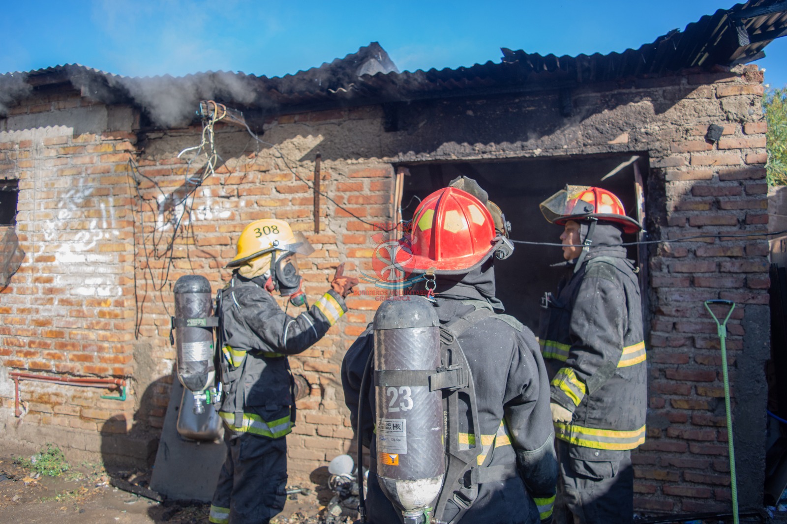 Dos menores fueron trasladados. Foto: gentileza.