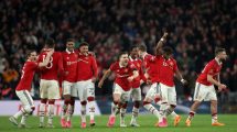 Imagen de Manchester United pasó a la final de la FA Cup y el Newcastle aplastó a Tottenham