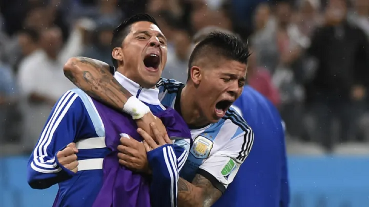 Marcos Rojo recordó su pelea con Enzo Pérez y el llamado de Marcelo Gallardo. 