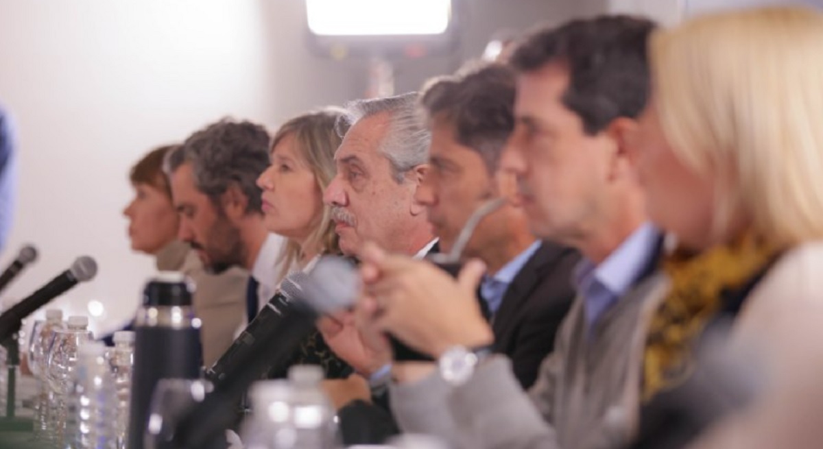 Reunión del Consejo Nacional del PJ presidida por Alberto Fernández.