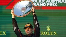 Imagen de Verstappen ganó una prueba caótica de la Fórmula 1 en Australia