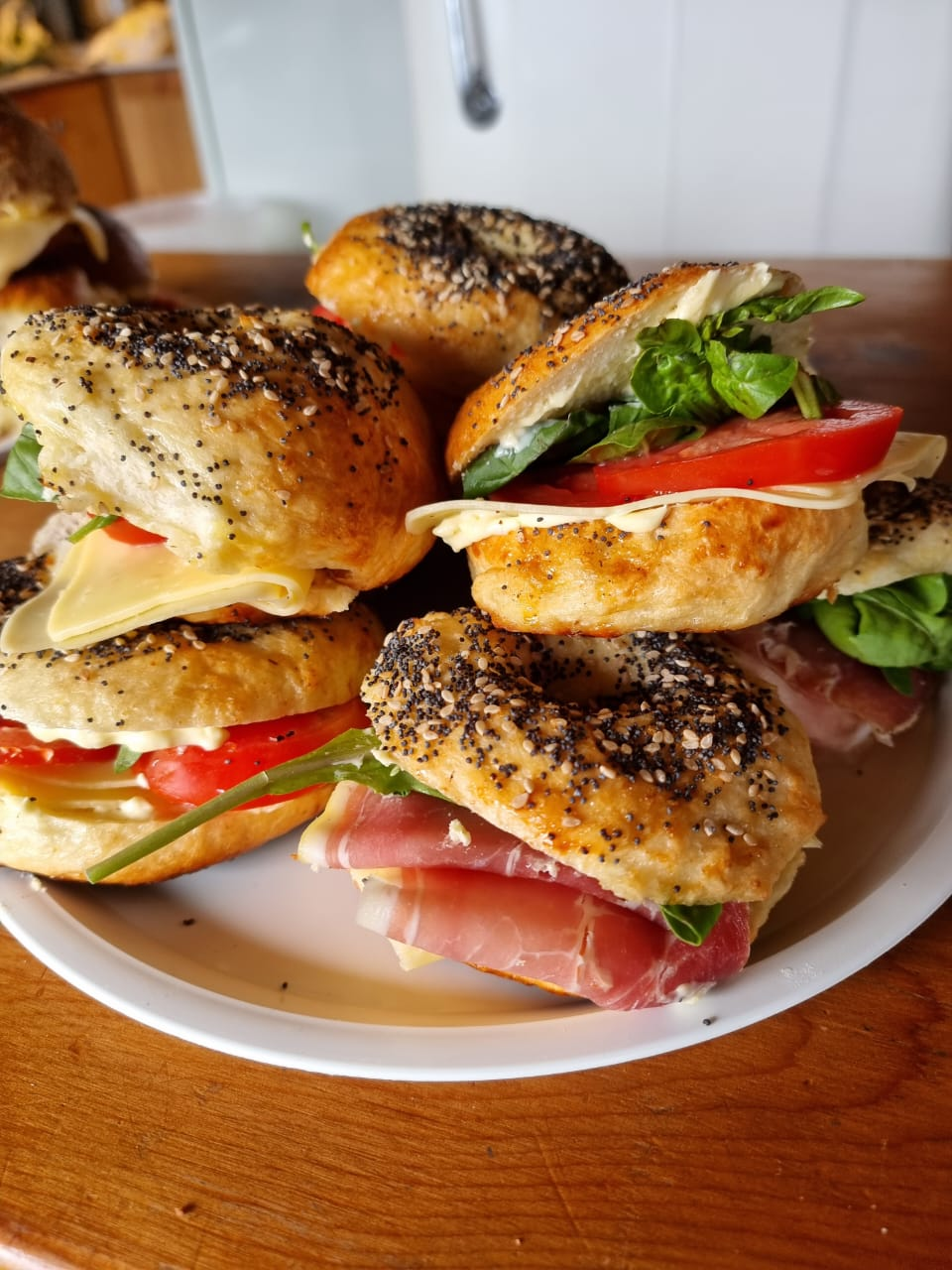 Tentate con estos bagels salados fáciles de hacer