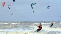 Imagen de Semana Santa 2023 en El Cóndor con el viento como protagonista