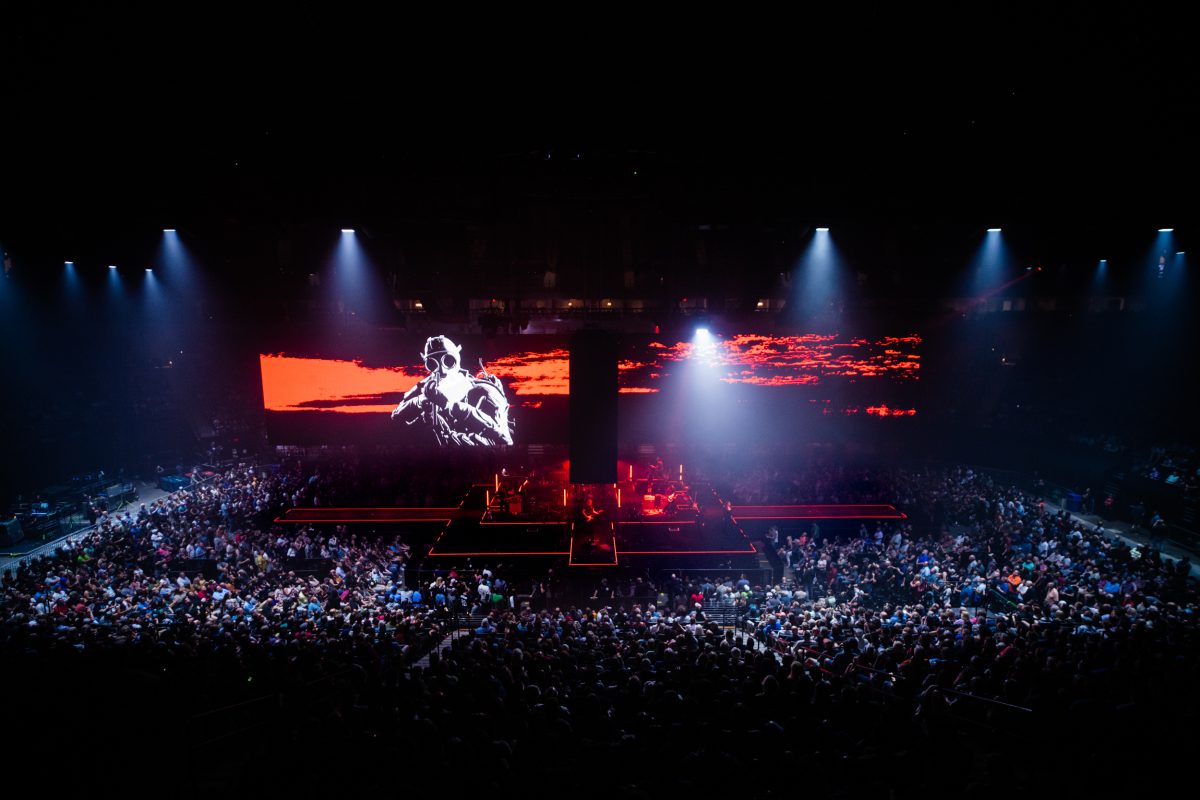 Con una propuesta disruptiva, el show que Roger Waters preparó para la gira “This Is Not A Drill” incluye una puesta altamente conceptual con materiales de los discos emblemáticos de Pink Floyd y temas más recientes de su carrera solista. (Fotos: prensa DF Entertainment)