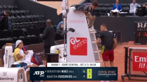 Imagen de El fuerte cruce de Baéz con Fucsovics en el ATP de Lyon: «¿Tenés 12 años?»