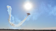 Imagen de Allen vuela: festival aéreo en el cielo, flotadas en el río y cabalgatas para un finde completo