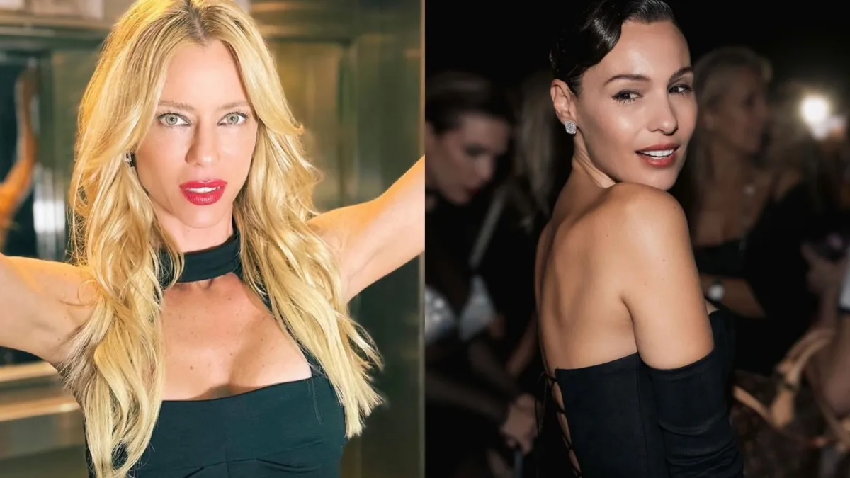 Pampita y Nicole Neumann tuvieron un pasado conflictivo que surgió en las pasarelas. Archivo.
