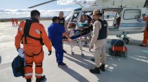 Imagen de Megaoperativo de Prefectura para rescatar a un marinero con apendicitis, frente a Chubut