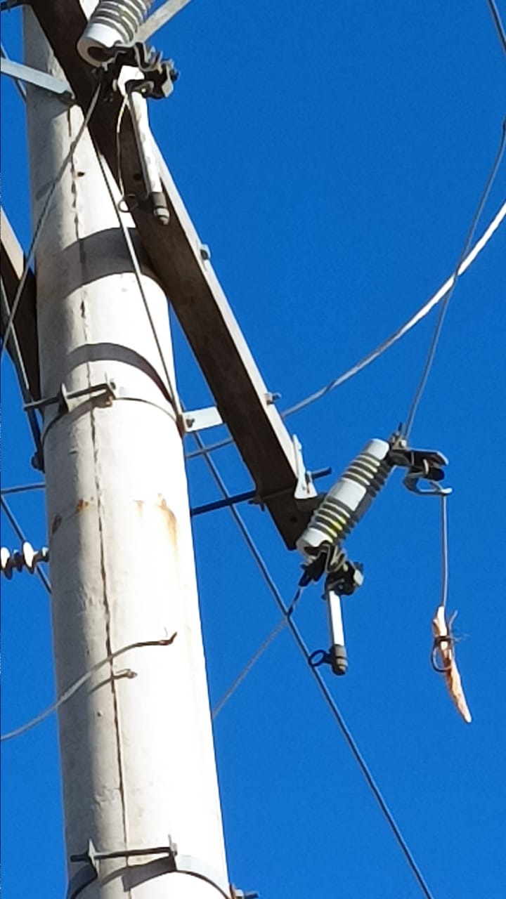 Los asaltos a las instalaciones eléctricas preocupan a la empresa. Foto: Gentileza.