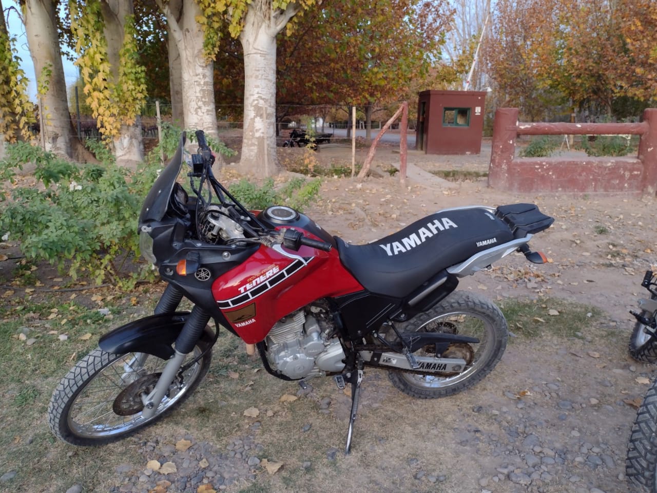 La moto Yamaha fue secuestrada ayer y había sido robada en la ciudad de Neuquén en el año 2020. foto: gentileza.