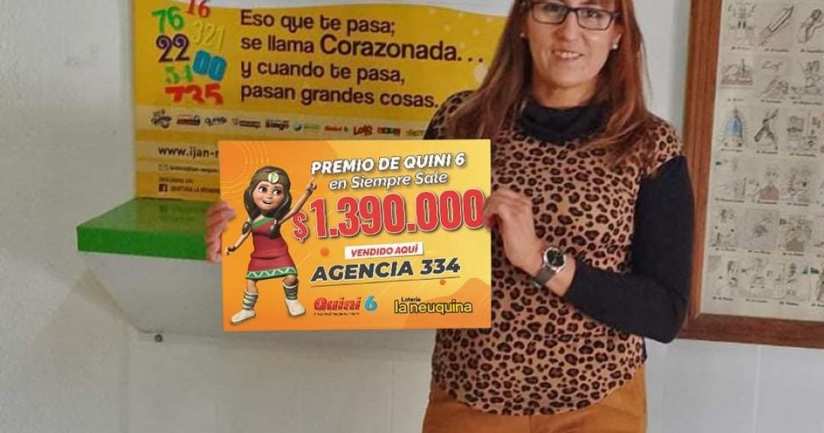 Dos Nuevos Millonarios En Neuquén Ganaron En El Siempre Sale Del Quini 6 Diario Río Negro 6481