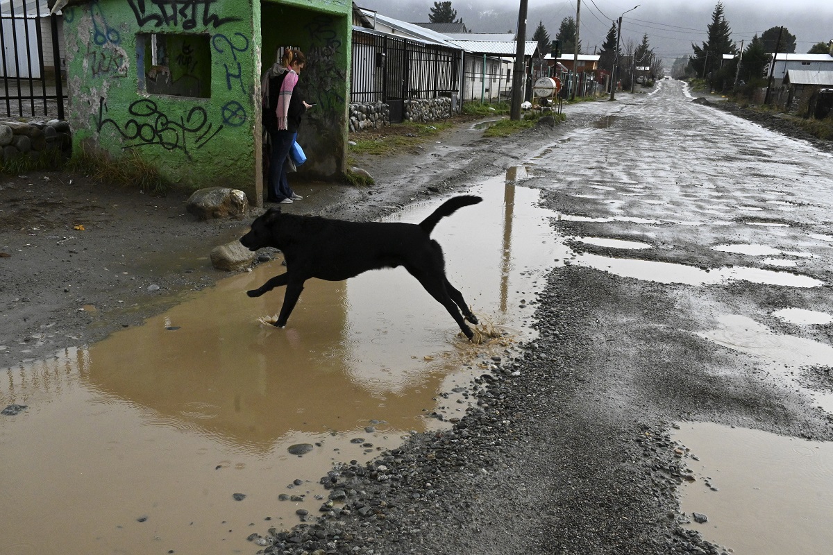 Las lluvias serán intensas en Bariloche. Foto: Chino Leiva