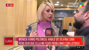 Polémica frase de Mónica Farro, tras la internación de Silvina Luna: «Estoy feliz con lo que me hizo Aníbal Lotocki»