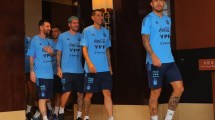 Imagen de Con Lionel Messi a la cabeza, la Selección tuvo su primer entrenamiento en China