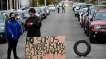 Imagen de Corte en el ministerio de Desarrollo Social en Neuquén: trabajadores levantaron la protesta