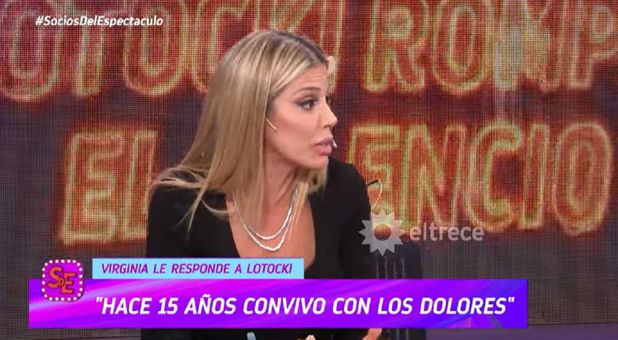 Virginia Gallardo se solidarizó con Silvina Luna y apuntó contra Aníbal Lotocki:  "Yo veía los chanchullos que hacía con ese polvito blanco". 