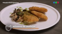 Imagen de Milanesas de mollejas, la original receta que le dio una «estrella» a Rodrigo en MasterChef Argentina