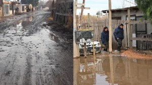 Cipolletti: sin evacuados en el Estadio y calles barrosas en los barrios tras el temporal