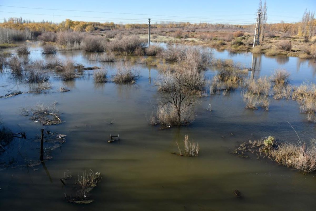 El temporal de junio y la crecida del rio Neuquén, afectaron a  vecinos de Centenario, Vista Alegre. Sauzal Bonito, y Cipolletti. Foto Archivo: Matías Subat