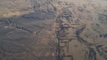 Imagen de Video: así se ve Sauzal Bonito desde el aire tras la crecida del Río Neuquén