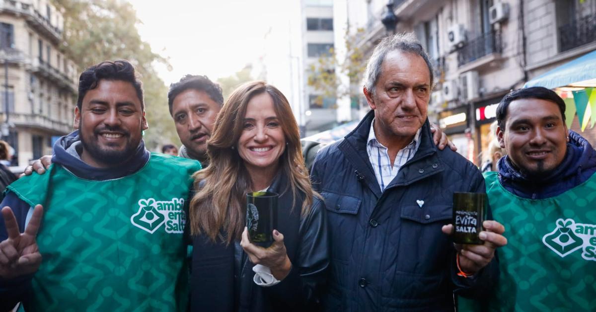 Recorrida de Scioli con Tolosa Paz , otra muestra de que ir´pan a las PASO