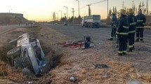 Imagen de Un hombre murió tras volcar en la Ruta 22, en Godoy