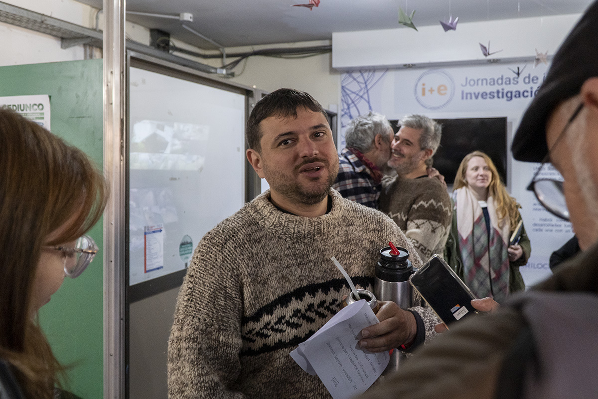 Juan Grabois es uno de los pocos precandidatos presidenciales que en campaña estuvo en Bariloche, el mes pasado. Archivo