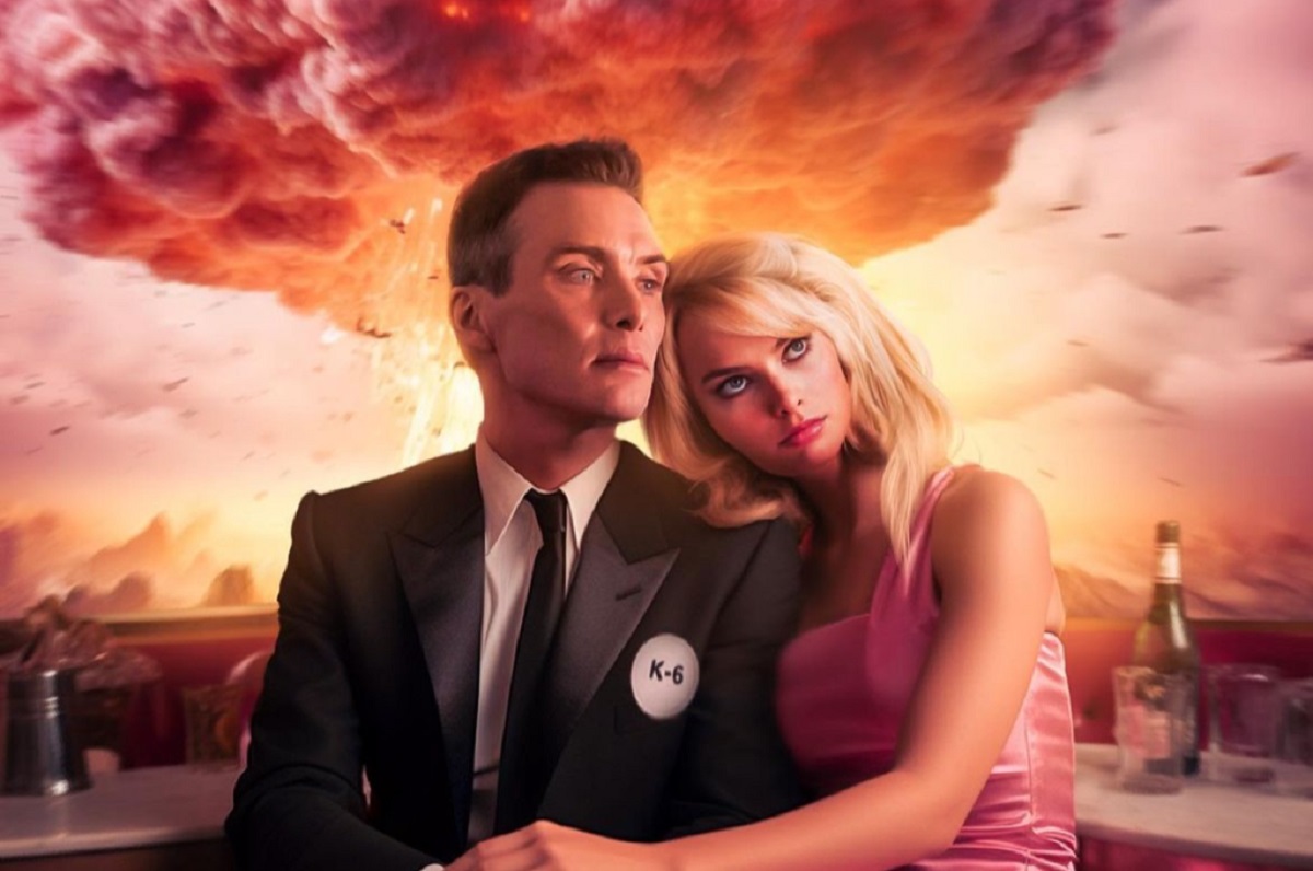 La actriz australiana Margot Robbie interpreta a la muñeca de Mattel y el inglés Cillian Murphy da vida al creador de la bomba atómica. Imagen de @ikevinadams.