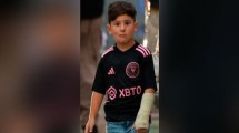 Imagen de Qué le pasó a Ciro Messi: La imagen del hijo menor de Lionel Messi que preocupó a todos