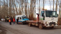 Imagen de Video: Impactante vuelco de una ambulancia de Cipolletti en Ruta 65