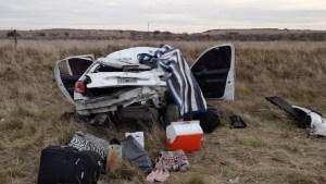 Murió una mujer en un vuelco sobre la Ruta 35, cerca de Tornquist