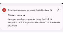 Imagen de Sismo: el alerta del celular generó caos y desde Neuquén buscan una explicación de Google