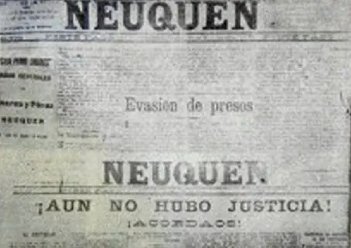 Fue el diario que denunció la matanza de Zainuco. (FOTO: Gentileza museo Paraje Confluencia)