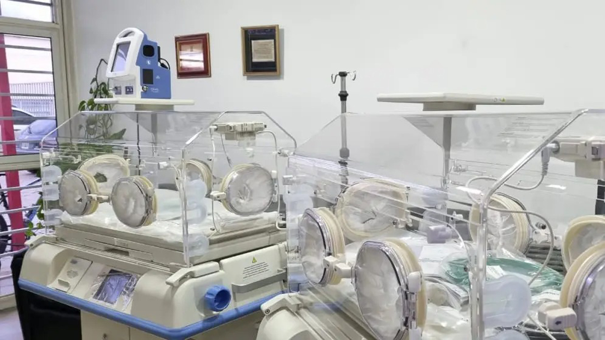 Neonatología del hospital de Roca incorporó más equipamiento. Foto: gentileza