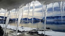 Imagen de Así está nevando en Caviahue: mirá qué lindo video filmó camino al trabajo