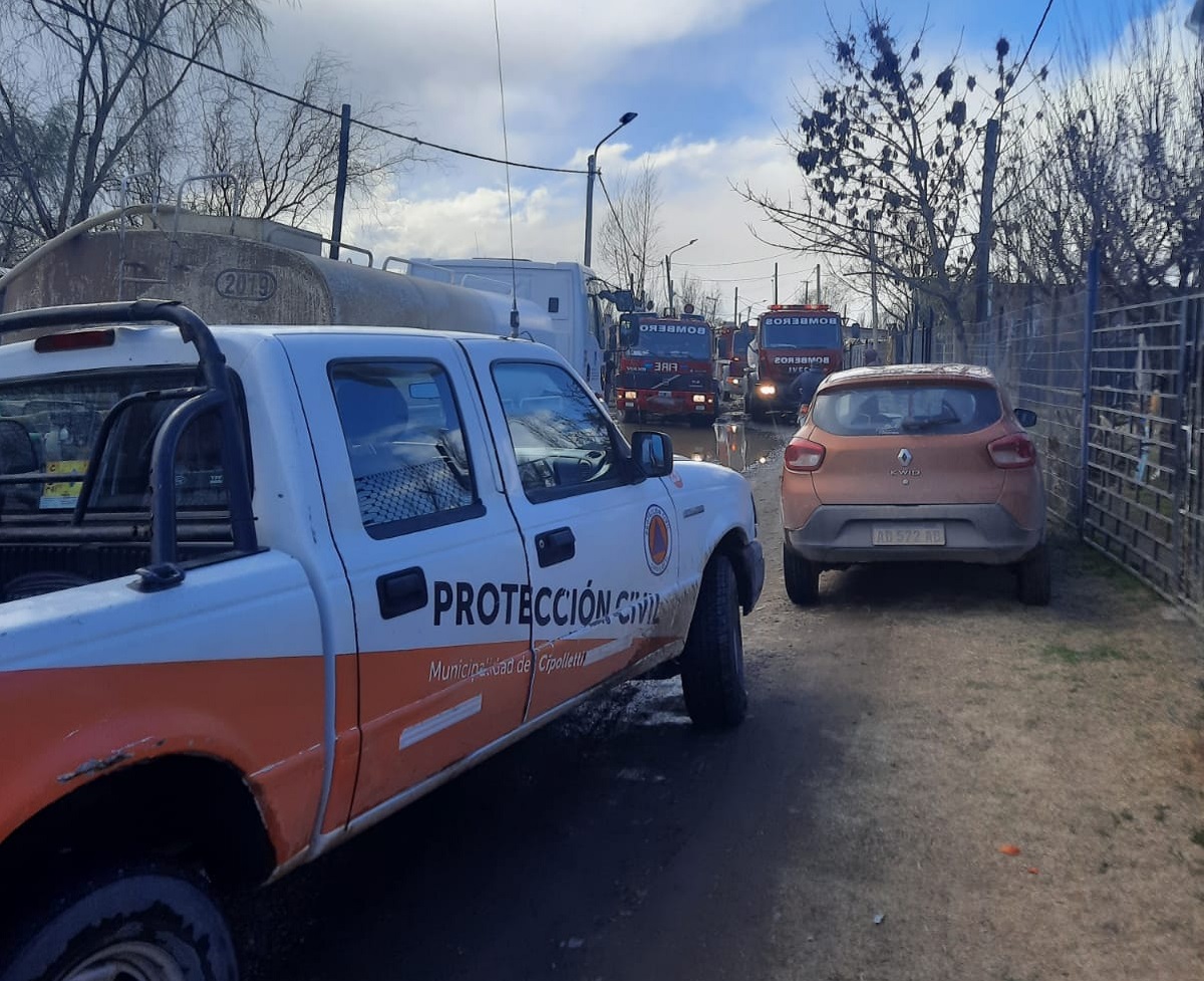 El hecho ocurrió en el barrio Martín Fierro. Foto: Gentileza.