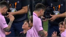 Imagen de Video| En algo tenía que fallar…: el juego que le ganó Mateo Messi a su papá Lionel