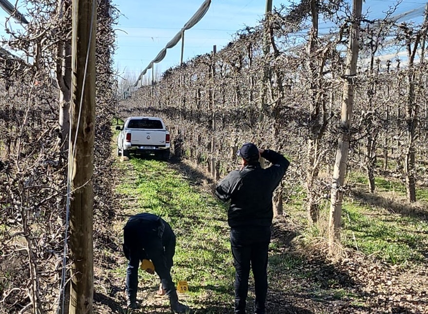 Tras el atraco, la camioneta del empresario fue hallada en una zona rural de Godoy. foto: gentileza.