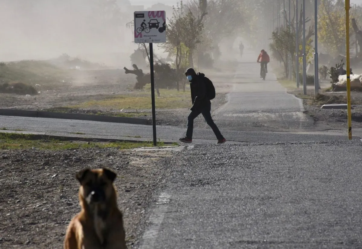 Se esperan fuertes vientos en Neuquén y Río Negro.