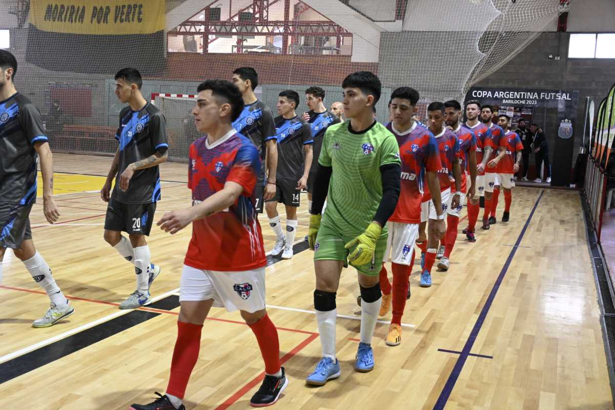 La definición de la Copa Argentina de Futsal se puso en marcha en Bariloche.