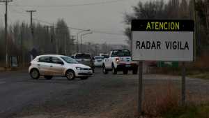 Nuevo radar en el ingreso a Cinco Saltos: aún no está en funcionamiento