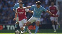 Imagen de Con Julián Álvarez de titular, Arsenal venció a Manchester City y ganó la Community Shield