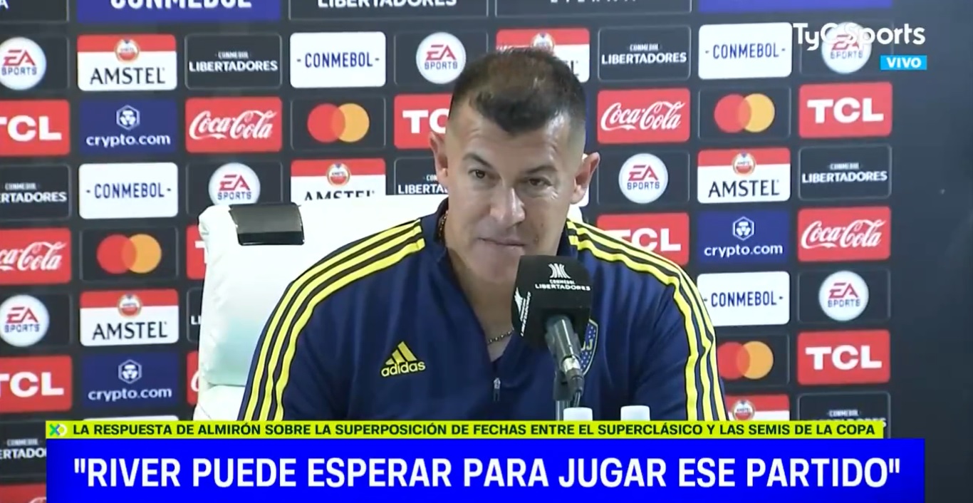 Jorge Almirón brindó en conferencia de prensa tras la clasificación.