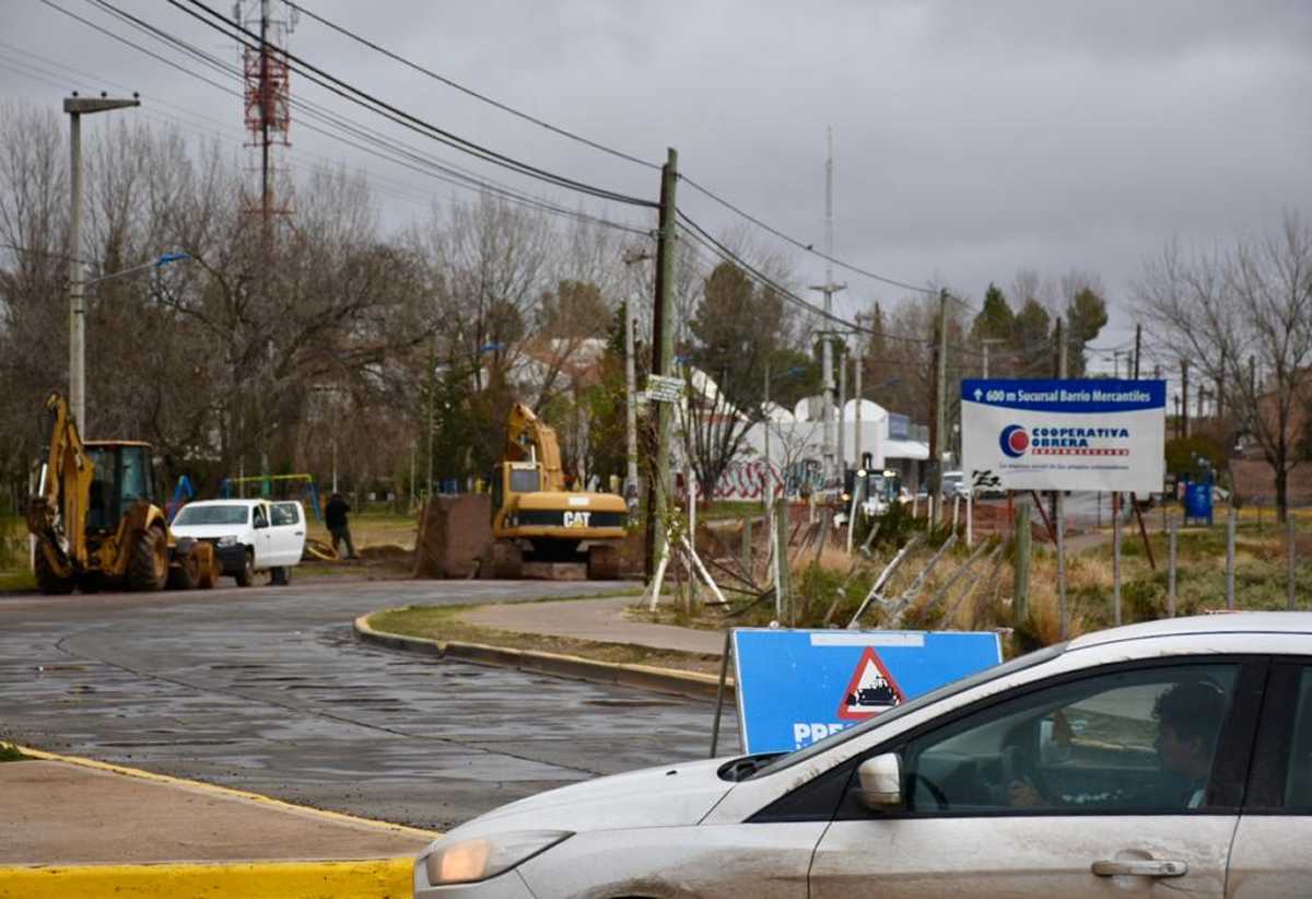 Terminó la reparación del EPAS y habilitaron una calzada. Foto: Mati Subat