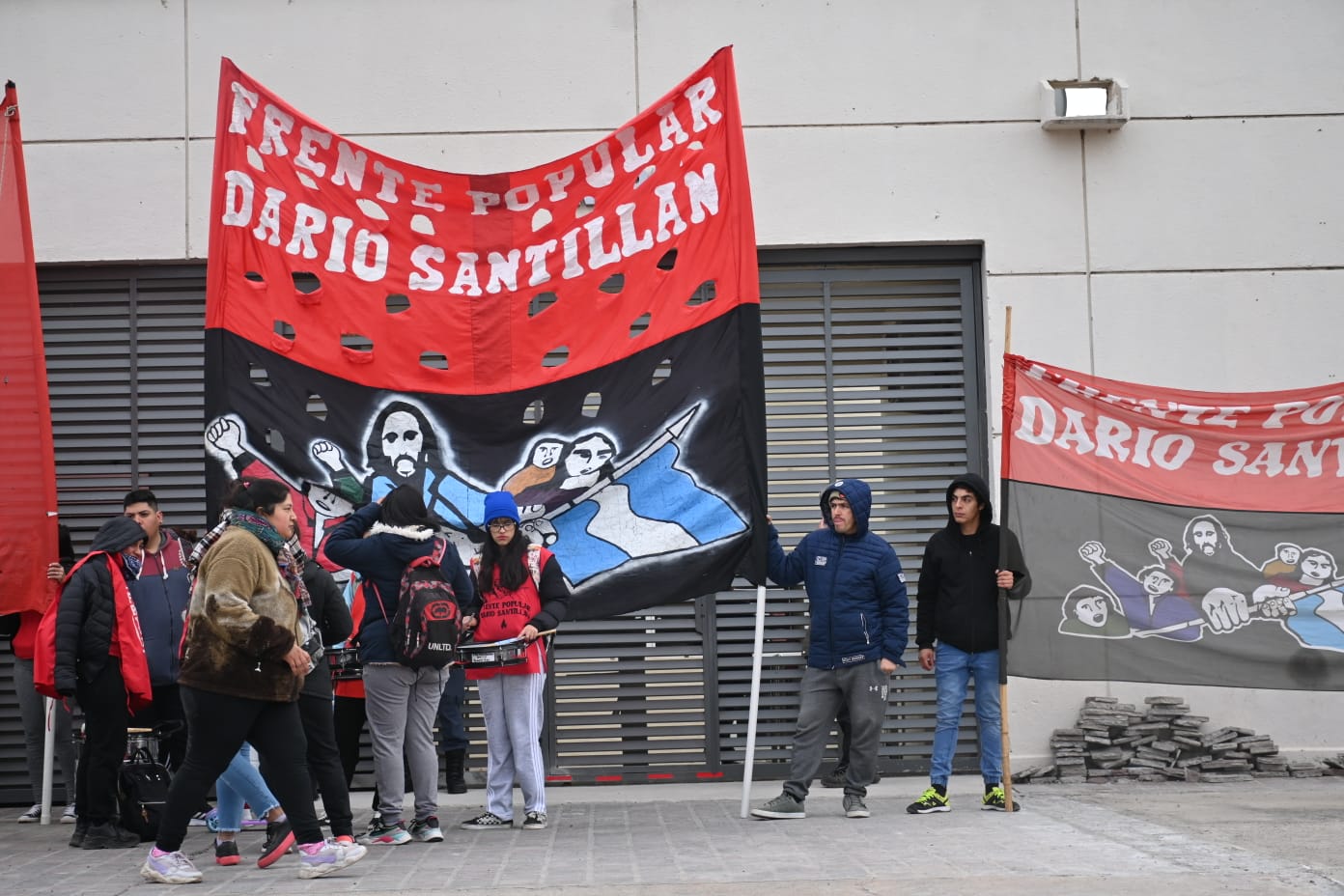 Las organizaciones se manifestaron en la Legislatura. Foto: Florencia Salto.