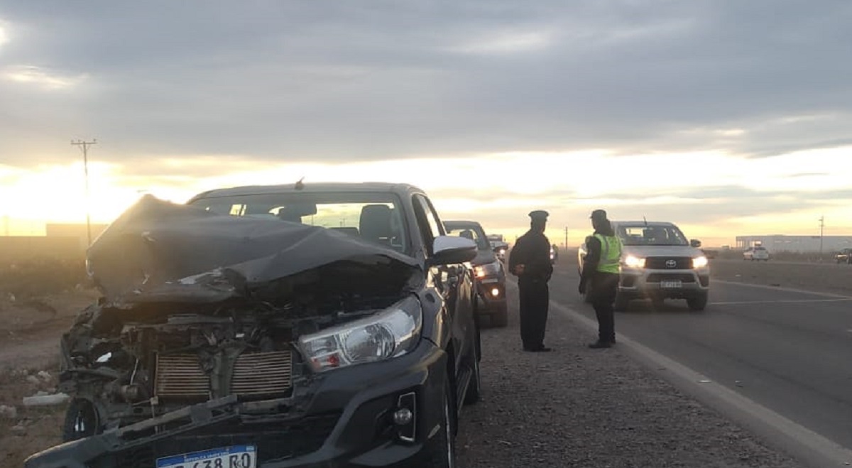 Los conductores de ambos vehículos no resultaron heridos. Foto: Gentileza. 